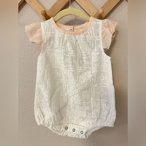 Miki Miette Isidora Bubble Romper Riviera sz 12 months